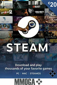 20€ EURO Steam Game Prepaid Card - Digital Code - [EU] Ship Now!