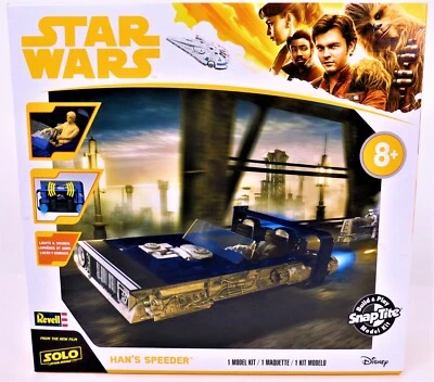 Han Speeder Model Kit -Star Wars "Solo" - With Lights & Sounds Collectable - NEW - Image 1 of 4
