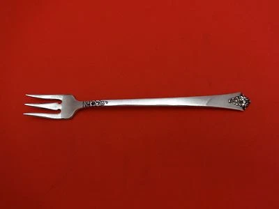 Tenedor de cóctel Castle Rose de Royal Crest de plata de ley 5 1/2" Foto 1 de 2