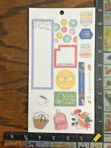 COLOR STORY 4 THEME LABELS BY THE HAPPY PLANNER ONE SHEET PAPER STICKERS #GDL251 - Picture 1 of 2