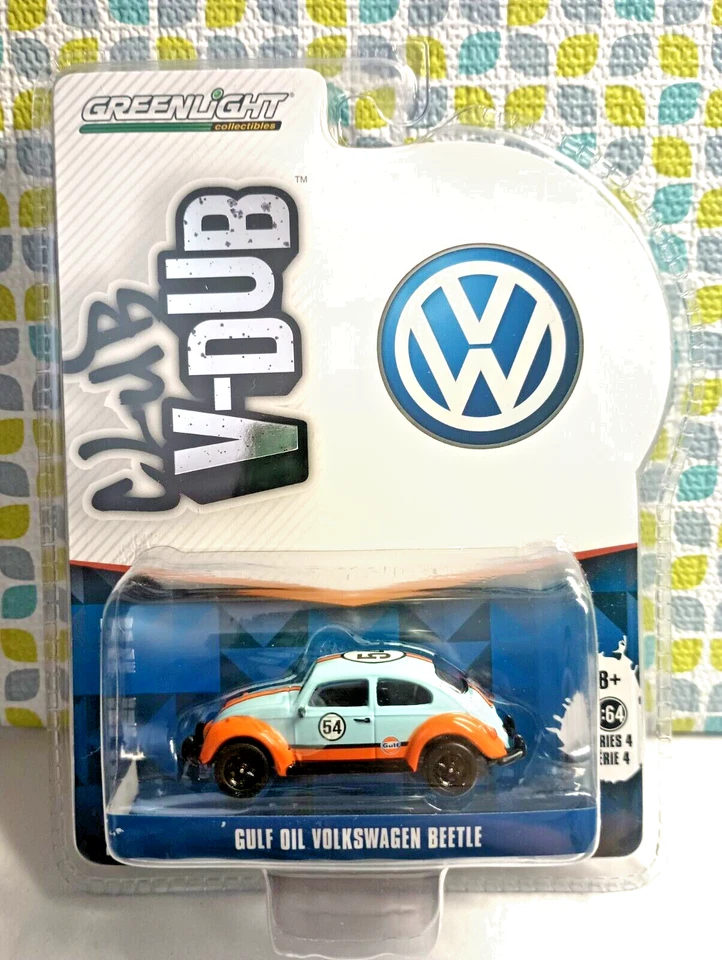 1968 VOLKSWAGEN Type 2 T2 Crew CAB Pickup Blue 1/64 by Greenlight 29860 C