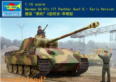 Kit inicial Trumpeter 1/16 00928 Panzerkampfwagen Panther G - Imagem 1 de 4