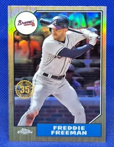 2022 Topps Chrome Freddie Freeman Refractor #87BC-11 - Picture 1 of 2