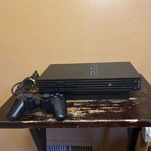 Sony PlayStation 2 - PS2 Fat - Console Controller Black (SCPH-30001) Tested - Picture 1 of 12
