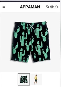 Appaman Unisex Drawstring Cactus Shorts New With Tags Camp Shorts Size 14 - Picture 1 of 5