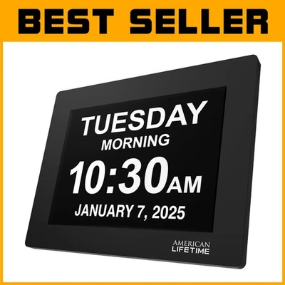 Large Digital Dementia Clock for Seniors - Image 1 of 4