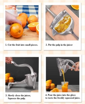 Heavy Duty Manual Fruit Juicer Press Lemon Squeezer Premium Extractor Handheld $ - Image 1 of 4