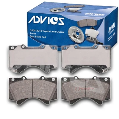 ADVICS Front Disc Brake Pad Set for 2008-2018 Toyota Land Cruiser  - Braking si - Image 1 of 4