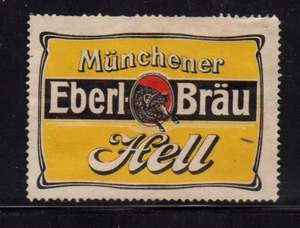 German Advertising Stamp- Eberl Beer, München - Picture 1 of 1