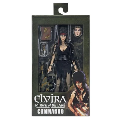 Commando Elvira Clothed Action Figura 20 cm Elvira - Immagine 1 di 4