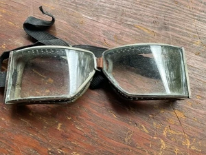 Gafas de seguridad vintage Cesco visión amplia gafas motocicleta aviación - Imagen 1 de 10