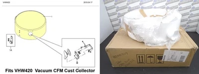 NILFISK - 4083101309 - CUBIERTA CARTUCHOS D460 X - Se adapta a VHW420 CFM - (NUEVO en CAJA) Foto 1 de 4