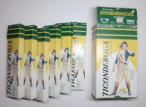 Vtg DIXON TICONDEROGA ▪️1388▪️ PENCILS No. 2 Soft { 72ct } 🔸️USA 🔸️UNSHARPENED - Picture 1 of 7