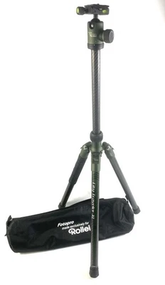 Rollei City Traveller XL Carbon Kamerastativ leicht Foto Stativ Kohlefaser Grün - Bild 1 von 4