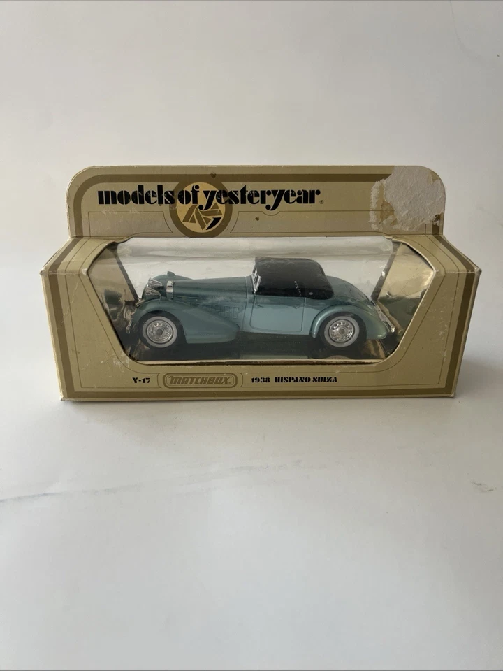 Matchbox Models of Yesteryear Y-17 1938 Hispano Suiza with Original Box - Image 1 of 4