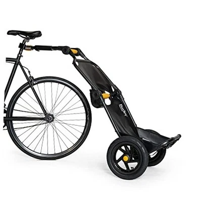 Burley Travoy, Compact Folding Cargo Bike Trailer Black - Image 1 of 4