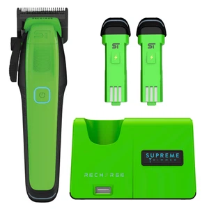 Produktbild Supreme Trimmer Recharge Haarschneidemaschine mit DLC Taper Blade STC779 | Grün - Bild 1 von 10