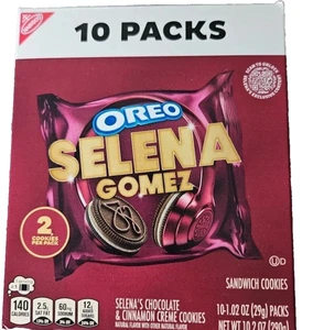 Selena Gomez Oreo Cookies Limited Edition 10 Snack Packs SEALED NEU Limited Edtn - Bild 1 von 5