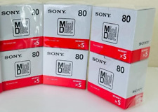 New SONY Recordable MiniDisc MD 80 Minutes, 30-Pack Set MDW80T