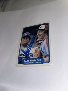 Fernando Valenzuela Los Angeles Dodgers Signed 1992 Fleer Card - Picture 1 of 1