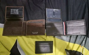 3 Genuine Leather Wallets | Tommy Hilfiger, Express, Steve Madden - Picture 1 of 7