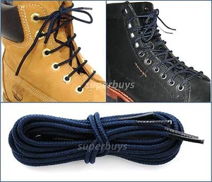 Navy Blue 120cm Timberland Hiking Trekking Shoe Work Boot Laces Trek Hike 4/6 - Picture 1 of 4