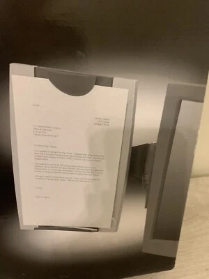 Fellowes Monitor Mount Copyholder  CRC 80333  New in Box - Image 1 of 4