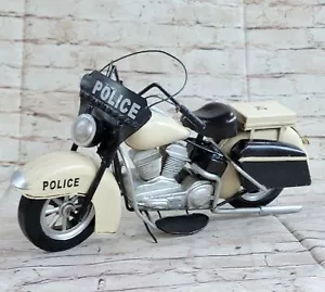 Modellino moto in latta fatta a mano Harley Davidson per regali di compleanno decorazione statuetta - Foto 1 di 6
