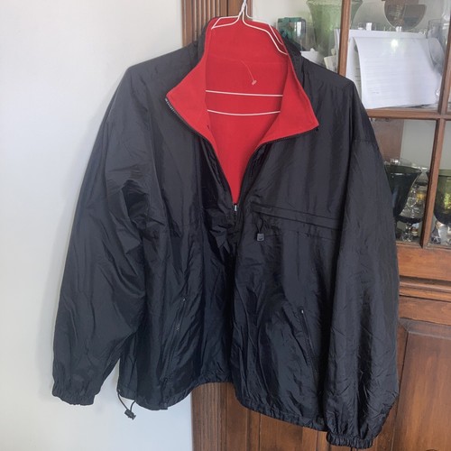 VETEMENTS Giacca reversibile X Large. Nero e rosso nuovo senza etichetta