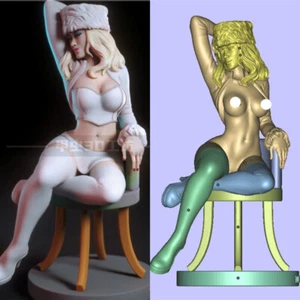 Sexy Hot Girl 3D Printing Unpainted Figure Model GK Blank Kit New In Stock - Picture 1 of 6