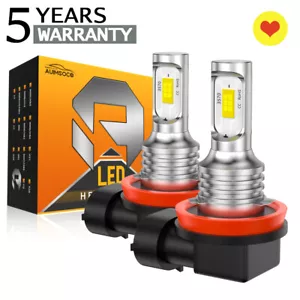 H11 LED Headlight Super Bright Bulbs Kit 7000K Cool White 330000LM Low Beam - Picture 1 of 14