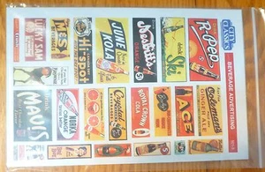 City Classics #501-3 Generic Paper Signs For Window Interiors -- Beverage Adver - Picture 1 of 1