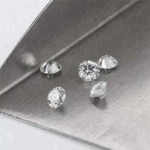 Loose Lab-Grown CVD Diamond LOT 4.00 MM D Color IF CLARITY 5 PCS Certified - Picture 1 of 5
