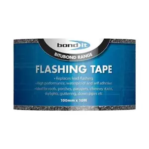 Bond It Blinkendes Band Blei selbstklebend Bitumen Dach Flashband 100 mm x 10m - Bild 1 von 4
