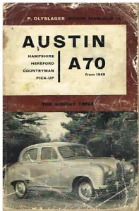 AUSTIN A70 HAMPSHIRE HEREFORD INCL COUNTRYMAN & PICK-UP '49- OWNER REPAIR MANUAL - Picture 1 of 1