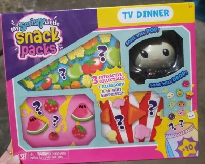 My Squishy Little Snack Packs TV Dinner Pack  beige Head Silver/gold Body  - Image 1 of 4
