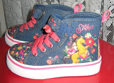 ZAPATOS WILD SPIRIT DREAMWORKS HI TOP NIÑAS TALLA 7 ¡BONITOS! ENVÍO GRATIS US Foto 1 de 4