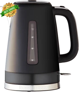 RHK92BLK, Brooklyn Kettle, 1.7L, Quiet Boil Technology, Blue Light Illumination, - Picture 1 of 12