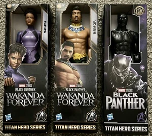 Marvel Studios- Lot of 3- Shuri, Namor, & Black Panther- Titan Hero Series- NEW - Picture 1 of 8