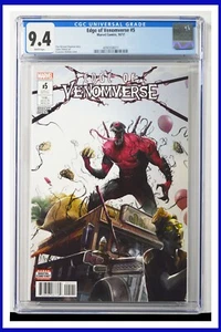 Edge Of Venomverse #5 CGC Bewertung 9.4 Marvel Oktober 2017 weiße Seiten Comic Buch. - Bild 1 von 2