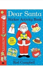 Dear Santa Sticker Activity Book Rod Campbell - Picture 1 of 2