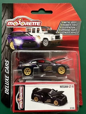 Majorette NISSAN GT-R 35 purple Deluxe Cars - image 1 of 4