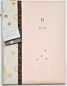 Pepper Pot Pink Baby Girl Record Book 76 Color Pages - Picture 1 of 24