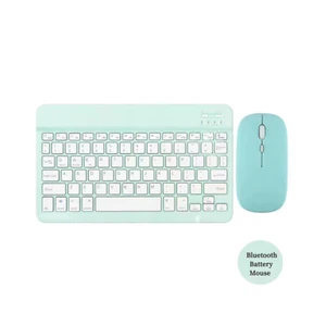 Wireless keyboard mouse suit Rechargeable Square button for iOS Windows Android - Picture 1 of 11