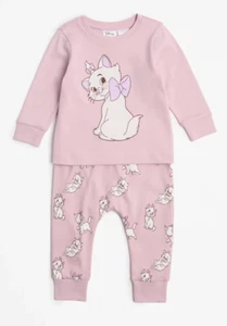 Girls size 1 Pink DISNEY MARIE cat pyjamas Cotton Target NEW 350 - Bild 1 von 5