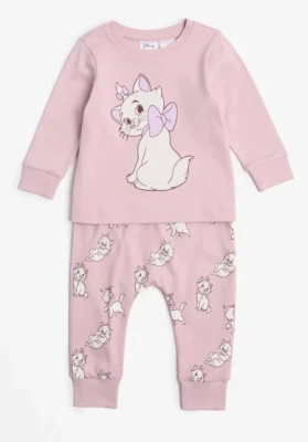 Girls size 1 Pink DISNEY MARIE cat pyjamas Cotton Target NEW 350 - image 1 of 4