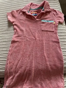 St Berts girls pink towelling dress age 4-5 - Picture 1 of 3