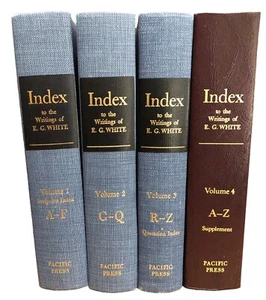 The Comprehensive Index to the Writings of Ellen G. White. Complete 4 HC Volumes - Imagen 1 de 15