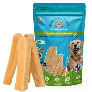 Paquete de golosinas 100 % originales para perros - leche con queso Yak masticar tamaño grande - golosinas dentales - Imagen 1 de 14