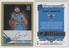 2019-20 Donruss Optic Rated Gold Prizm Signatures /10 Cody Martin Rookie Auto RC
